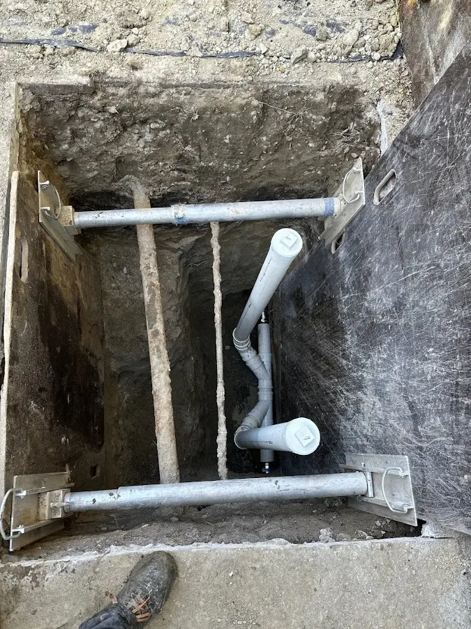 Experienced plumber completing Gas Line Repair work in Belleville